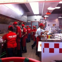 Photo taken at Five Guys by Ian K. on 9/23/2013