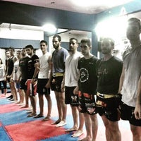 Photo taken at LKM Gym by Lkmgym Academia De Muay Thai Y Kick Boxing on 9/24/2015