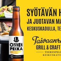 Photo taken at Taivaanranta Grill &amp;amp; Craft beer by Teerenpeli Ravintolat Oy on 6/8/2015