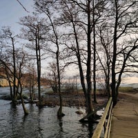 Photo taken at Uunisaaren kanavan silta by Ville V. on 1/26/2020