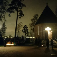 Photo taken at Kulosaaren hautausmaa by Ville V. on 11/4/2017