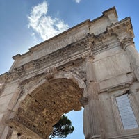Photo taken at Arch of Titus by Liz W. on 8/7/2023