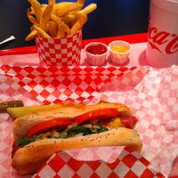 Photo taken at Hot Dog Station by Marcella on 1/7/2013