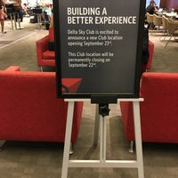 Photo taken at Delta Sky Club by Carl B. on 9/19/2016