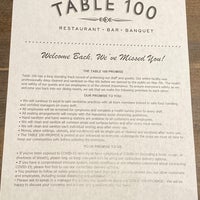 Photo taken at Table 100 by Carl B. on 5/8/2020