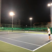 Photo taken at Tennis Courts @ St Wilfred Sports Complex by Chialin A. on 12/11/2021