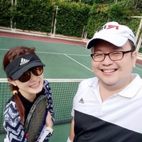 Photo taken at Petals Tennis Court by Chialin A. on 8/1/2021