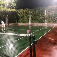 Photo taken at Petals Tennis Court by Chialin A. on 7/13/2021