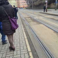 Photo taken at Michelská (tram, bus) by Anička on 3/15/2016