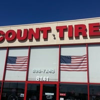 Photo taken at Discount Tire by justcorey. on 8/14/2013