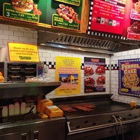 Photo taken at Nathan&amp;#39;s Famous by Jo  G. on 10/9/2013