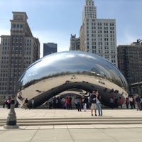 Photo taken at Cloud Gate by Anish Kapoor (2004) by BeAwinna C. on 4/29/2013