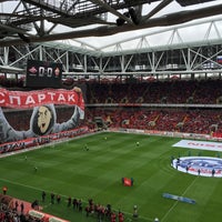 Photo taken at Lukoil Arena by Tatiana C. on 5/17/2015