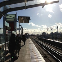 Photo taken at Royal Albert DLR Station by Alan B. on 4/18/2013