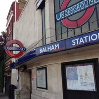 Photo taken at Balham London Underground Station by Alan B. on 8/28/2013