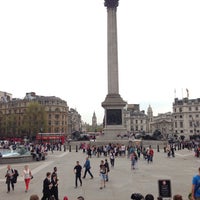 Photo taken at Trafalgar Square by Alan B. on 5/7/2013