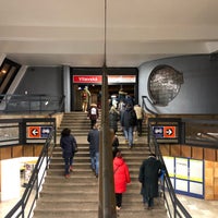 Photo taken at Metro =C= Vltavská by Alan B. on 12/29/2018