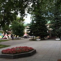 Photo taken at Сквер Николая Машарова by Irina K. on 6/26/2014