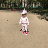 Photo taken at Сквер &amp;quot;Семицветик&amp;quot; by Mops Pops on 4/27/2019