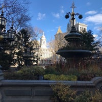 Photo taken at City Hall Park by Rosa M. on 1/24/2018