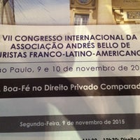 Photo taken at Associação dos Advogados de São Paulo by Kalini C. on 11/9/2015