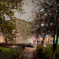 Photo taken at Kallion kirkkopuisto by Salla T. on 11/1/2022