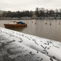 Photo taken at Siltasaaren puulaituri by Salla T. on 1/1/2018