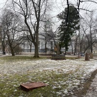 Photo taken at Vanha kirkkopuisto (Ruttopuisto) by Salla T. on 2/15/2023