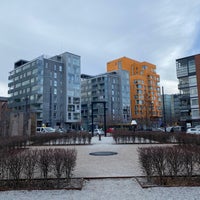 Photo taken at Tapio Wirkkalan puisto by Salla T. on 4/18/2022