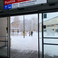Photo taken at Metro Puotila by Salla T. on 2/19/2023
