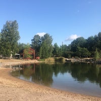 Photo taken at Tervasaaren koira-aitaus by Salla T. on 8/22/2019