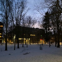 Photo taken at Verkatehtaanpuisto by Salla T. on 2/26/2021