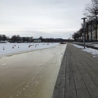 Photo taken at Siltasaaren puulaituri by Salla T. on 3/21/2018