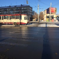 Photo taken at Остановка «Проспект Победы» by Alexander S. on 1/4/2017