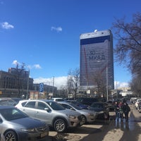 Photo taken at Трамвайная остановка «Метро «Сокол» by Alexander S. on 3/31/2017