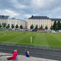 Photo taken at Töölön Pallokenttä by Mikael L. on 7/16/2021
