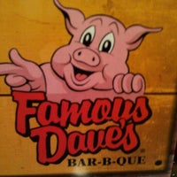 Photo taken at Famous Dave&amp;#39;s Bar-B-Que by Michael M. on 10/7/2012