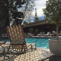 Photo taken at Pool at The Beverly Garland Holiday Inn by Lucy R. on 2/14/2015