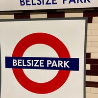 Photo taken at Belsize Park London Underground Station by Danny T. on 10/31/2020
