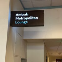 Photo taken at Amtrak Metropolitan Lounge Business Class by Danny T. on 10/13/2023