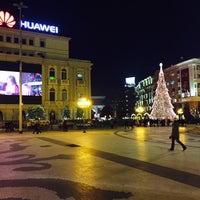 Photo taken at Macedonia Square by Mirhan D. on 12/4/2016