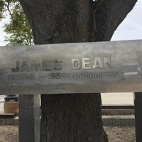 Photo taken at James Dean Memorial Site by Jess S. on 4/26/2017