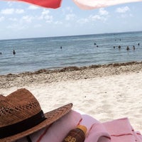 Photo taken at Beach at the Diplomat Beach Resort Hollywood, Curio Collection by Hilton by Katie F. on 7/7/2018