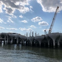 Photo taken at Pier 55 - Hudson River Park by Leigh F. on 8/30/2019