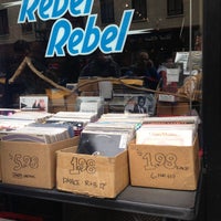 Photo taken at Rebel Rebel Records by Leigh F. on 4/20/2013