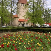 Photo taken at Dorfkirche Alt-Tegel by Wolfgang U. on 4/25/2020