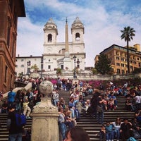 Photo taken at Piazza di Spagna by S E. on 3/8/2015