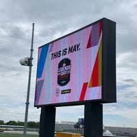 Photo taken at Indianapolis Motor Speedway South Vista Stand by Elizabeth B. on 5/11/2019