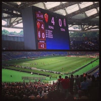 Photo taken at Olympic Stadium by Jérôme T. on 4/28/2013
