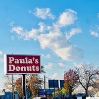 Photo taken at Paula&amp;#39;s Donuts by M on 11/13/2023
